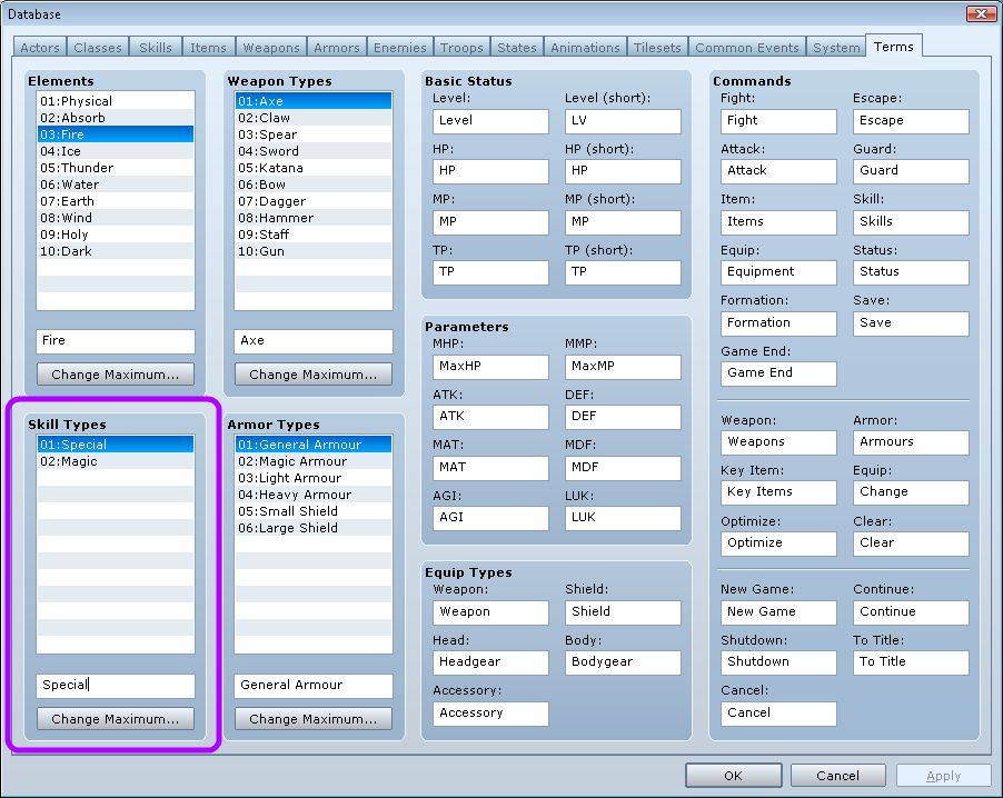 what is database skills